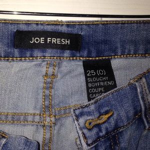 JOE FRESH: ripped blue jeans